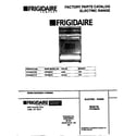 Frigidaire FEF366CETB cover diagram