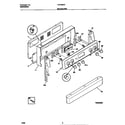 Frigidaire FEF366CETB backguard diagram
