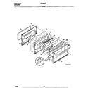 Frigidaire FEF366CETB door diagram