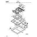 Tappan TGC8X3XCCA cooktop parts diagram