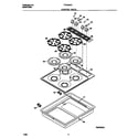 Tappan TPC8X3XCCA cooktop parts diagram