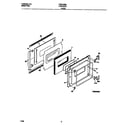 Frigidaire FEB702BBB6 door diagram