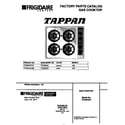 Tappan TPC8X3XCD2 cover diagram