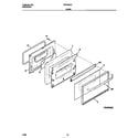 Frigidaire FGF335CESB door diagram