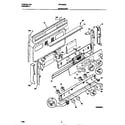 Frigidaire FEF389WESB backguard diagram