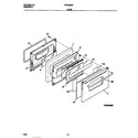 Frigidaire FEF389WESB door diagram