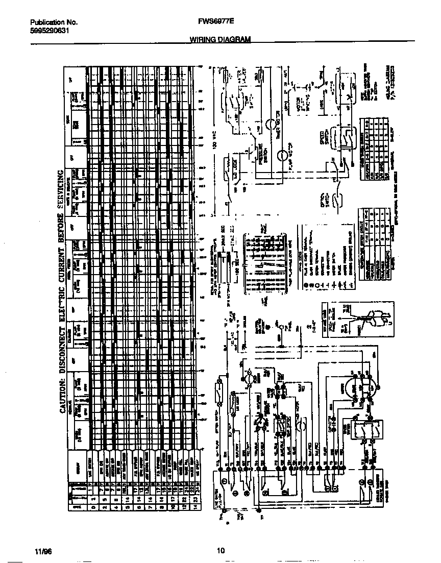 Frigidaire FWS6977ES0 wiring diagram diagram
