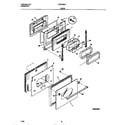 Frigidaire FEB756CETC door diagram