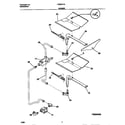 Frigidaire FGB557CEBA burner diagram