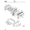 Frigidaire FGB557CEBA door diagram