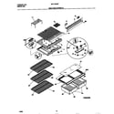 Universal/Multiflex (Frigidaire) MRT18DNEW3 shelves/controls diagram