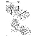 Frigidaire FGB500CESA door diagram