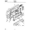 White-Westinghouse WGF357CBSC backguard diagram