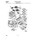 Frigidaire FRT22TGCD4 shelves/controls diagram