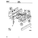 Frigidaire FEF357CESD backguard diagram