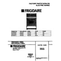 Frigidaire FEF379CFSA cover diagram