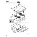 Frigidaire F04B357BWG top/drawer diagram