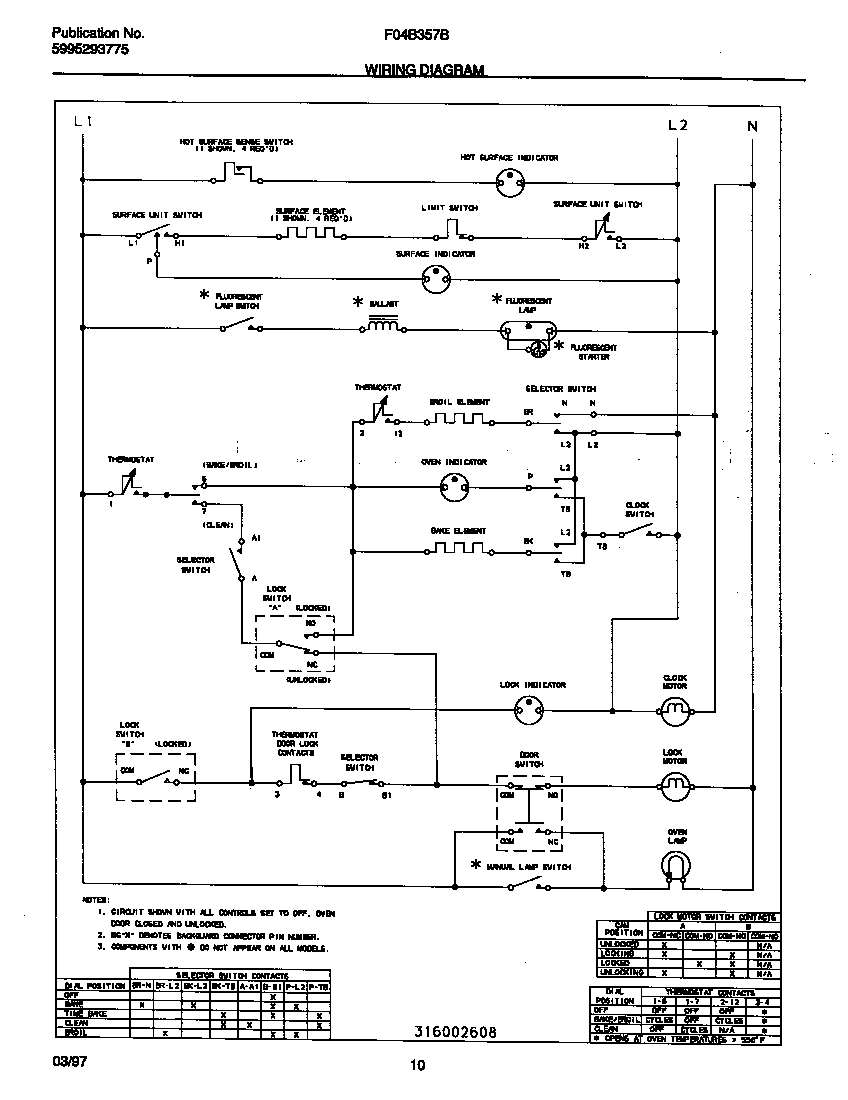 Frigidaire F04B357BDG wiring diagram diagram