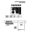 Tappan TGC3X3XCW3 cover diagram