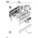 Universal/Multiflex (Frigidaire) MEF318BBDF backguard diagram