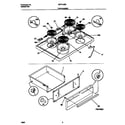 Universal/Multiflex (Frigidaire) MEF318BBDF top/drawer diagram