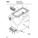 Universal/Multiflex (Frigidaire) MFC07M3BW4 cabinet/control/shelves diagram