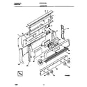 Frigidaire FGF374CCSG backguard diagram