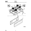 Universal/Multiflex (Frigidaire) MEF302PBDJ top/drawer diagram