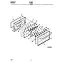 Frigidaire FEF355BFDA door diagram