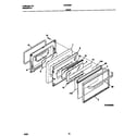 Frigidaire FGF350BFDA door diagram
