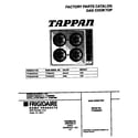 Tappan TPC8X3XCW3 cover diagram