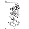 Tappan TPC8X3XCW3 cooktop parts diagram