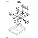 Tappan TPC8X3XCW3 burner parts diagram