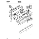Universal/Multiflex (Frigidaire) MEF316WFSA backguard diagram