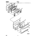 Frigidaire FED387CFBA door diagram