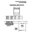 Universal/Multiflex (Frigidaire) MEF301PBDJ cover diagram