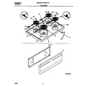 Universal/Multiflex (Frigidaire) MEF301PBDJ top/drawer diagram