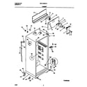 White-Westinghouse WRT16DGED2 cabinet diagram
