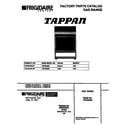 Tappan TGF334BCWF cover diagram