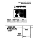 Tappan TEC3X3XCW3 cover diagram