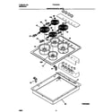 Tappan TEC3X3XCW3 maintop/suface units diagram