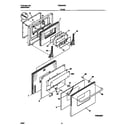 Frigidaire FEB386WESC door diagram