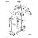 Universal/Multiflex (Frigidaire) MRT16NREW2 cabinet diagram