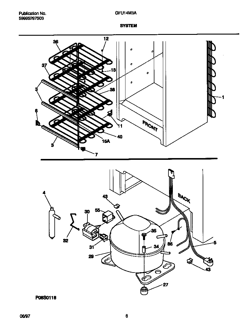 Gibson GFU14M3AW7 system diagram