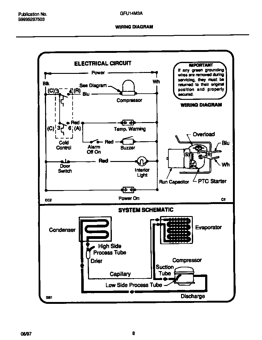 Gibson GFU14M3AW7 wiring diagram diagram