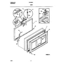 Frigidaire FFC05M5CW3 door diagram