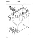Frigidaire FFC05M5CW3 cabinet/control/shelves diagram