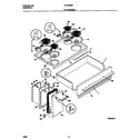 Frigidaire FEF450WFDA top/drawer diagram