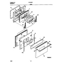 Frigidaire FEF450WFDA door diagram
