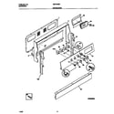 Universal/Multiflex (Frigidaire) MEF356BFWB backguard diagram